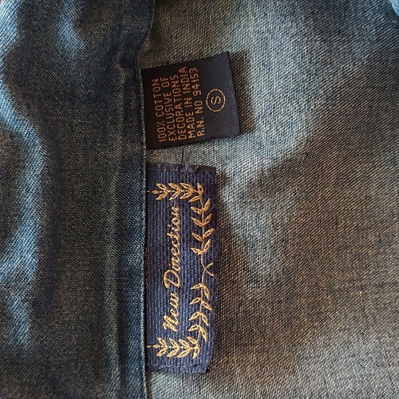 CAT EMBROIDERED Boho Denim Jacket SIZE MEDIUM SALE! - Picture 13 of 16